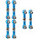3 Pieces Steering Gear Pull Rod Work Link Tie For Rc Truck 7