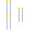 3 Pairs Plastic Paddle Telescopic Child Rubber Boat Plastic 7