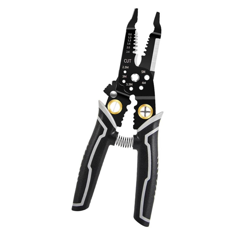Wire Cutter Pliers Wire Crimper Multifunctional Hand Tool Portable Wire Stripper Manual Stripping Tool For Aluminium Cable Electricians 9382693686275