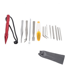 14 Stück Aluminum-Paracord-Nadeln Strickset für DIY-Armbänder, Rot