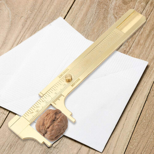 Brass Vernier Caliper, Double Scale Brass Vernier Caliper, Mminch Vernier Caliper 1