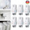 Radiator Valves Replacement for Central Heating, Thermostatic Valve Head with Liquid Sensor and Stable Performance, Supports Automatic Temperature 4