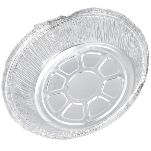 Formas de alumínio redondas de 15 cm (6 polegadas) multiuso, ideais para assar, cozinhar, servir e armazenar. Reutilizáveis e recicláveis, para 2