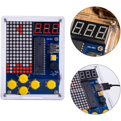 DIY Retro Game Console Kit  Build Your Own 51 Microcontroller Pixel Gaming Console, Learn Programming 2
