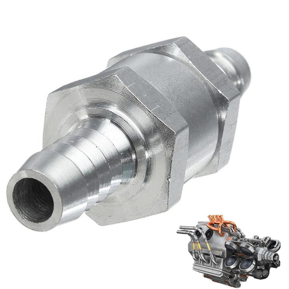 Fuel Check Valve 12Mm Aluminium Non One Way Prevent Backflow For Cars Motorcycles Boats 9382693873682