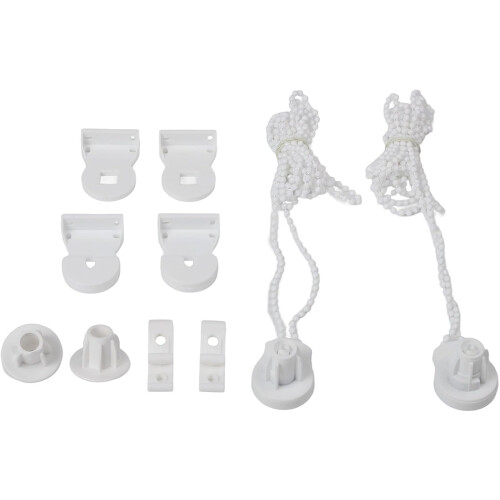 Roller Blind Controller Kit 25mm, Two Sets, Hooks, Bead Curtain Heads, Bead Chain, Easy Installation 2
