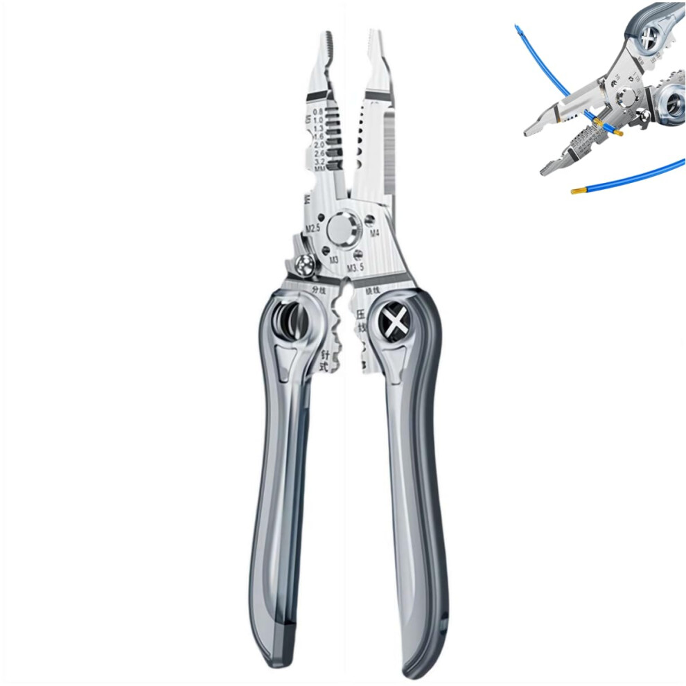 10 In 1 Wire Stripper Twister, Multifunctional Electrician Pliers For Cutting And Pulling Wires 9382693687241