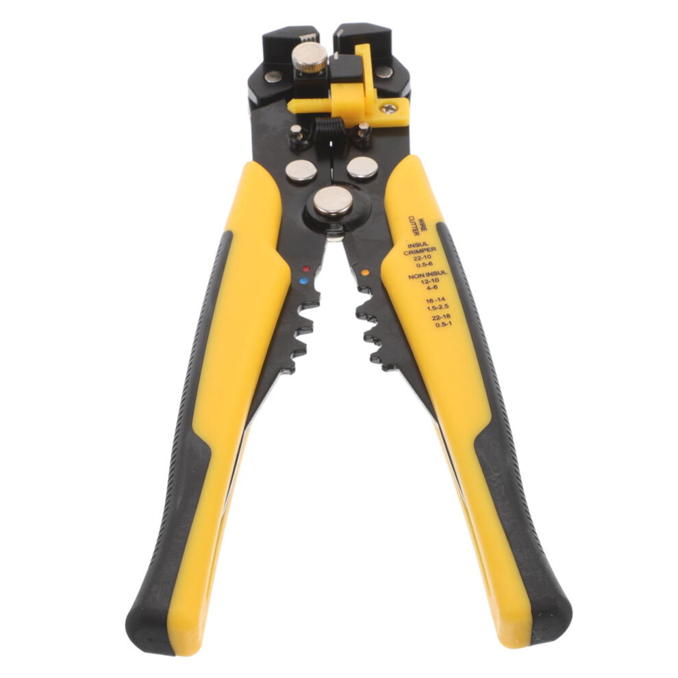 Multifunctional Wire Stripper Power Tools Folding Crimping Pliers Yellow 9382693687319