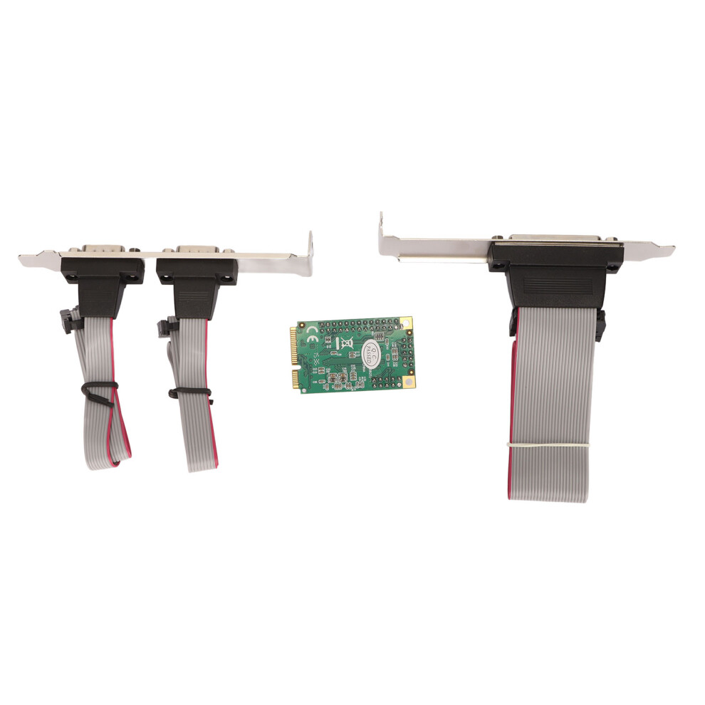 Mini Pcie Serial Parallel Expansion Card 6Gbps Dual Rs232 & Parallel Port 9361373475187