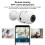 Panorama WiFi Security Bulb Camera Motion Alerts 1080P 5