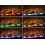 Acantha Pre-Built Media Wall & 70 SQ Insert Fire 9