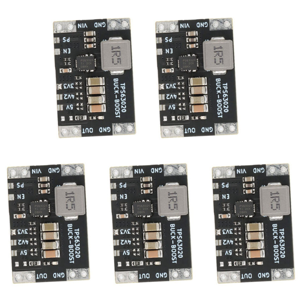 5X Tps63020 Dcdc Buck Boost Converter 3.3V Low Ripple Wide Voltage Lithium Battery Module 9189345345777