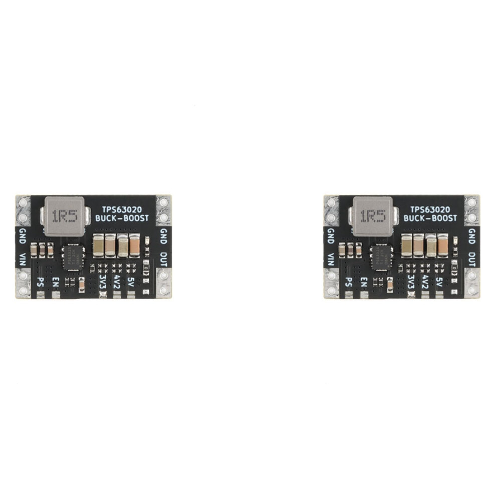 2X Tps63020 Dcdc Buck Boost Converter 3.3V Lithium Battery Low Ripple Microcontroller Power 9189345345784