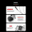 4digit combination cable lock, heavyduty, telescopic steel core, secure for motorcycles, helmets, silver/white 5