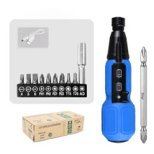 3.6V Cordless Electric Screwdriver Rechargeable Portable Rotary Home Gadget Automatic Manual Electric Screwdriver Electrician Screwdriver Set Set C