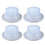 Fan Blade Fixing Nut 50x22mm White, Secure Reverse Thread for Table, Wall and Floor Fans 1