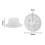 Fan Blade Fixing Nut 50x22mm White, Secure Reverse Thread for Table, Wall and Floor Fans 3