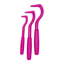 Nonirritating Tick Hook Tick Hook for Long Haired Pets 3pcs Pet Flea Remover Set Effective Tick Removal Tools for Pets Pink