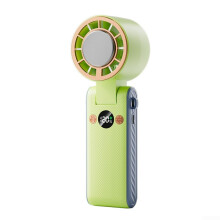 Neck Fan with Semiconductor Cooling, 120 Speed UltraQuiet Wearable Foldable Design Green LED Display