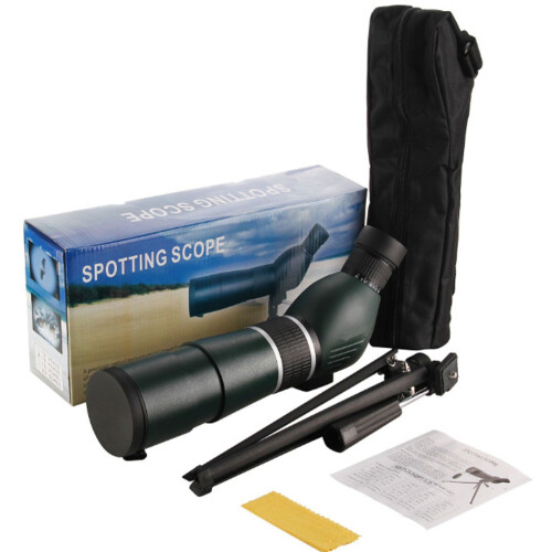 High Definition Spotting Scope, Variable Magnification 20-60x with Multi Coated Lens and Durable Framework, Perfect for Bird Watching, Target Shooting 2