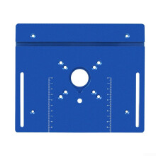 Router Lift Insert Plate Compatible With 65mm Motors Blue Improves Stability For Woodworking Projects