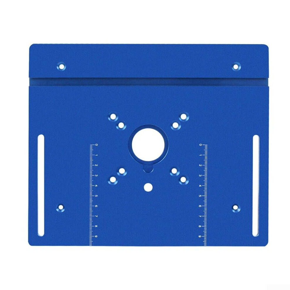 Router Lift Insert Plate Compatible With 65Mm Motors Blue Improves Stability For Woodworking Projects 9426802617542