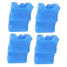 Breastmilk Ice Packs 4Pack Reusable, Performance Insulation, Contoured Fit for Bottles
