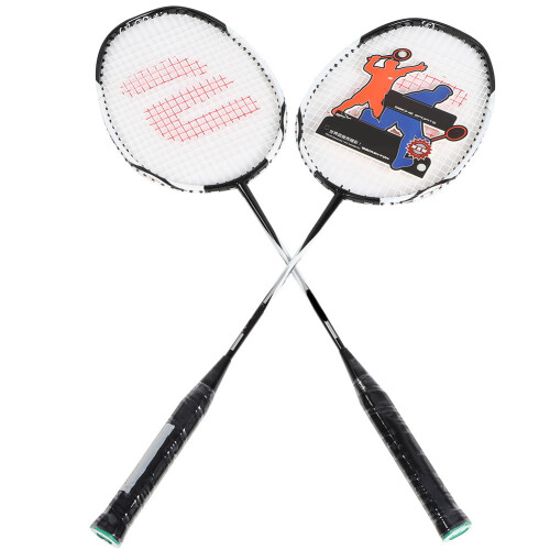 Graphite Badminton Rackets, High Elastic Racket String Ensures Crisp Hitting Sound, Solid Frame For Unmatched Durability, Streamline Design For Reduce 2
