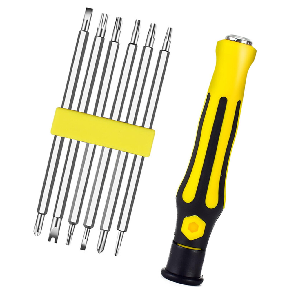 12 In 1 Multifunction Screwdriver Set With Ergonomic Nonslip Grip And Rustresistant Steel 9382693201034