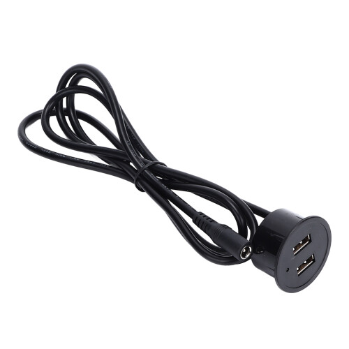 2-θύρες USB 3.0 Εντοιχιζόμενο πάνελ για αυτοκίνητο, φορτηγό, σκάφος, μεταλλική θύρα USB