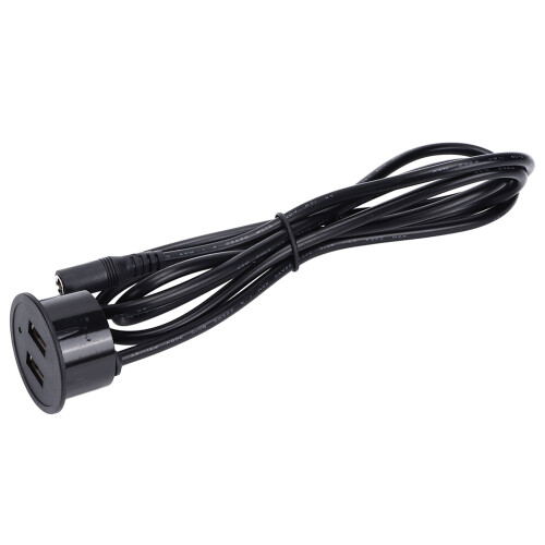 2-θύρες USB 3.0 Εντοιχιζόμενο πάνελ για αυτοκίνητο, φορτηγό, σκάφος, μεταλλική θύρα USB 2