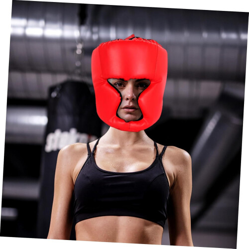 Adjustable Boxing Headgear with Moisture Wicking Lining for Training 2