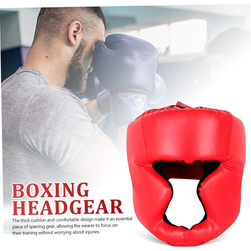 Adjustable Boxing Headgear with Moisture Wicking Lining for Training 1