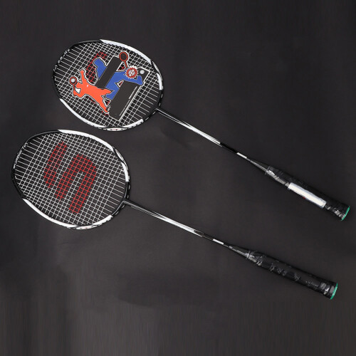 Graphite Badminton Rackets, High Elastic Racket String Ensures Crisp Hitting Sound, Solid Frame For Unmatched Durability, Streamline Design For Reduce 1