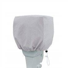 Boat Engine Cover Waterproof and Dustproof Fits 175250HP Outboard Motor Protector Gray