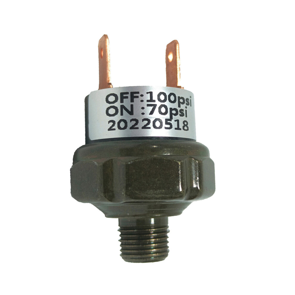 Air Pressure Switch 1/8'' Npt 70-100Psi Tank Mount 12/24V For Train & Air Horn 7601373483761