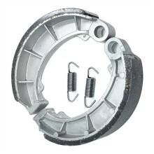 Motorcycle brake shoes for HONDA VT700C for Shadow 700 19841985 motorcycle rear brake pad shoe sets with spring parts gray