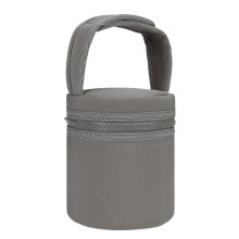 Cooling Device for Breast Milk Thermal Bag 12.5 x 15.5 cm, Milk Storage, Detachable Shoulder Strap, Dark Gray