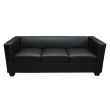 3er Sofa Lille, Kunstleder