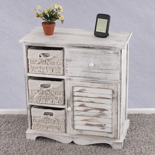 Commode Armoire avec 3 paniers