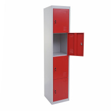 Schließfach Preston T163, Schließfachschrank Wertfachschrank Spind, Metall 180x38x45cm
