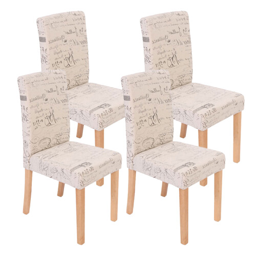 Silla de comedor Littau script (set de 4)