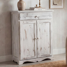 Kommode Schrank, 78x66x33cm, Shabby-Look, Shabby-Look, Vintage