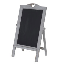 Werbetafel MCW-E51, Aufsteller Kreidetafel, 66x37x27cm Shabby-Look Vintage