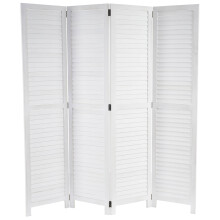 Paravent MCW-C30, Raumteiler Trennwand Sichtschutz, Shabby-Look Vintage, 170x160cm