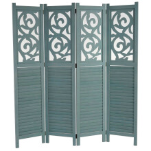 Paravent Izmir, Raumteiler Trennwand Sichtschutz, Ornamente