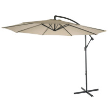 Ampelschirm Terni, Sonnenschirm Sonnenschutz, Ø 3m neigbar, Polyester/Stahl 11kg