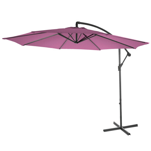 Parasol déporté Terni Ø 3m inclinable