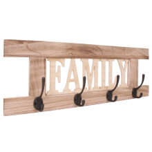 Portemanteau mural MCW-C60 Family Shabby-Look