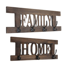 Portemanteau mural MCW-C60 Shabby (2 pièces)